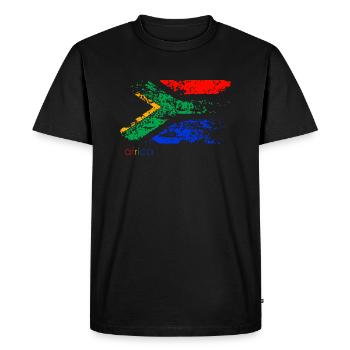 afrique f - T-shirt Premium bio Homme - noir - Devant - Nico (187cm)