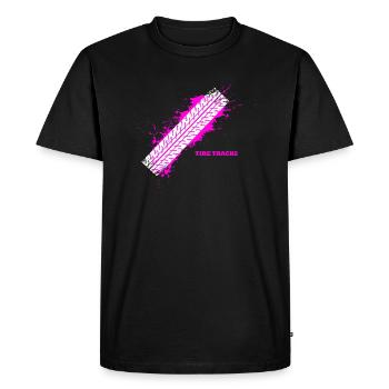pneu de voiture de sport 45 F - T-shirt Premium bio Homme - noir - Devant - Nico (187cm)