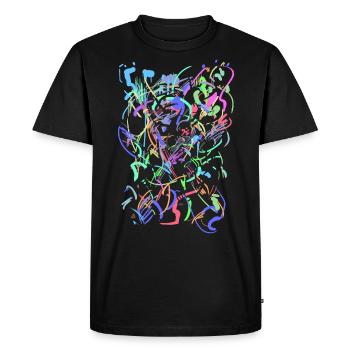 Art moderne - T-shirt Premium bio Homme - noir - Devant - Nico (187cm)