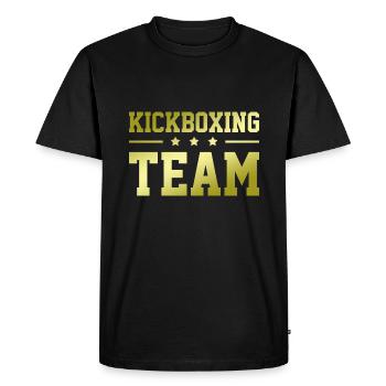 Kickboxing Team - Men's Premium Organic T-Shirt - black - Front - Nico (187cm)