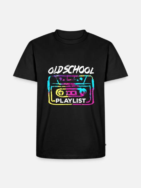 23F 0168 bk - Männer Premium Bio T-Shirt - Schwarz