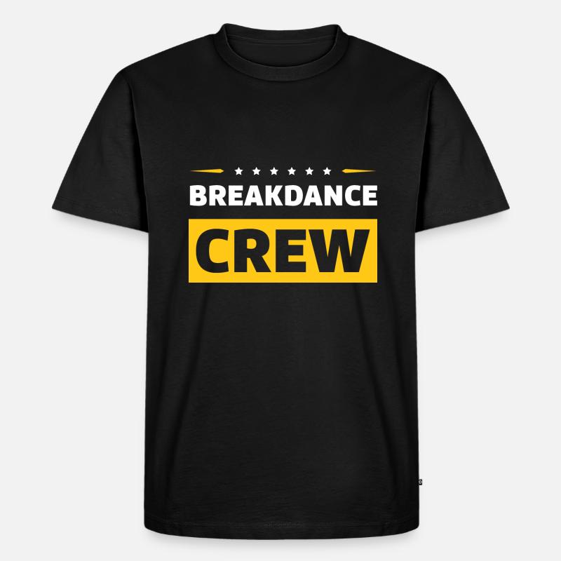 Breakdance Crew - Männer Premium Bio T-Shirt - Schwarz