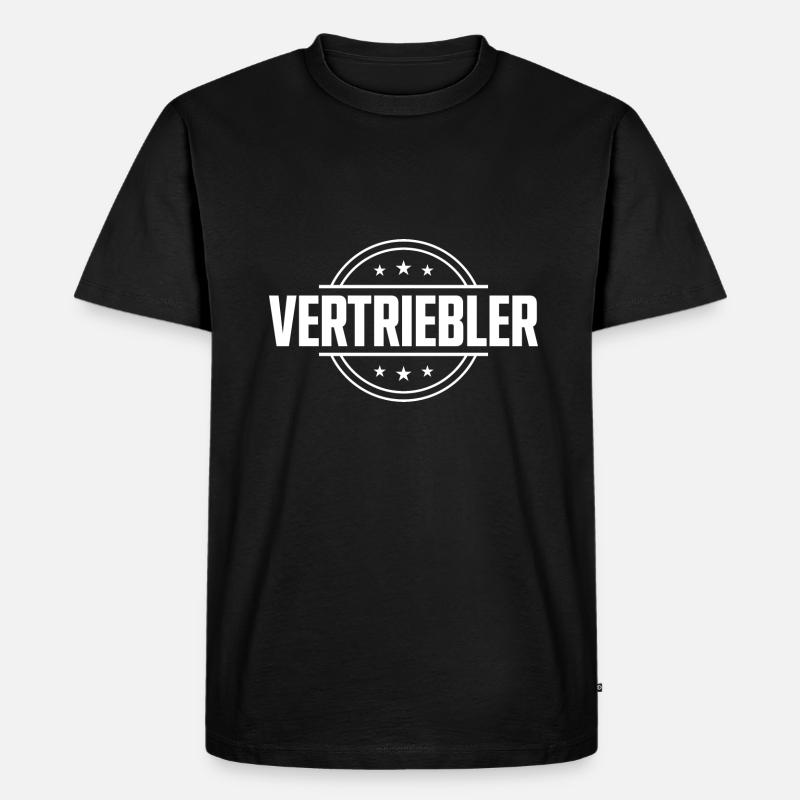 Vertriebler Beruf - Männer Premium Bio T-Shirt - Schwarz