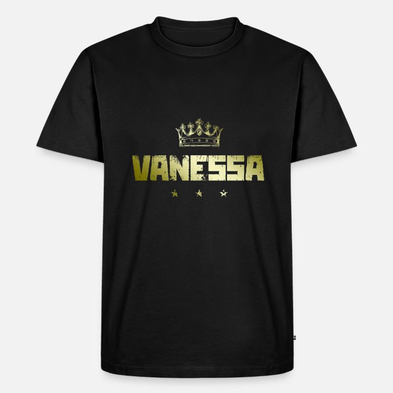Vanessa - Men's Premium Organic T-Shirt - black