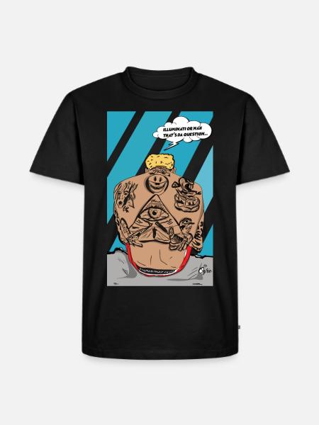 Illuminati or not - Men's Premium Organic T-Shirt - black