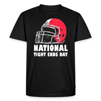 National tight ends day - Men's Premium Organic T-Shirt - black - Front - Nico (187cm)