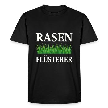 Lawn Whisperer drôle de jardinier disant - T-shirt Premium bio Homme - noir - Devant - Nico (187cm)