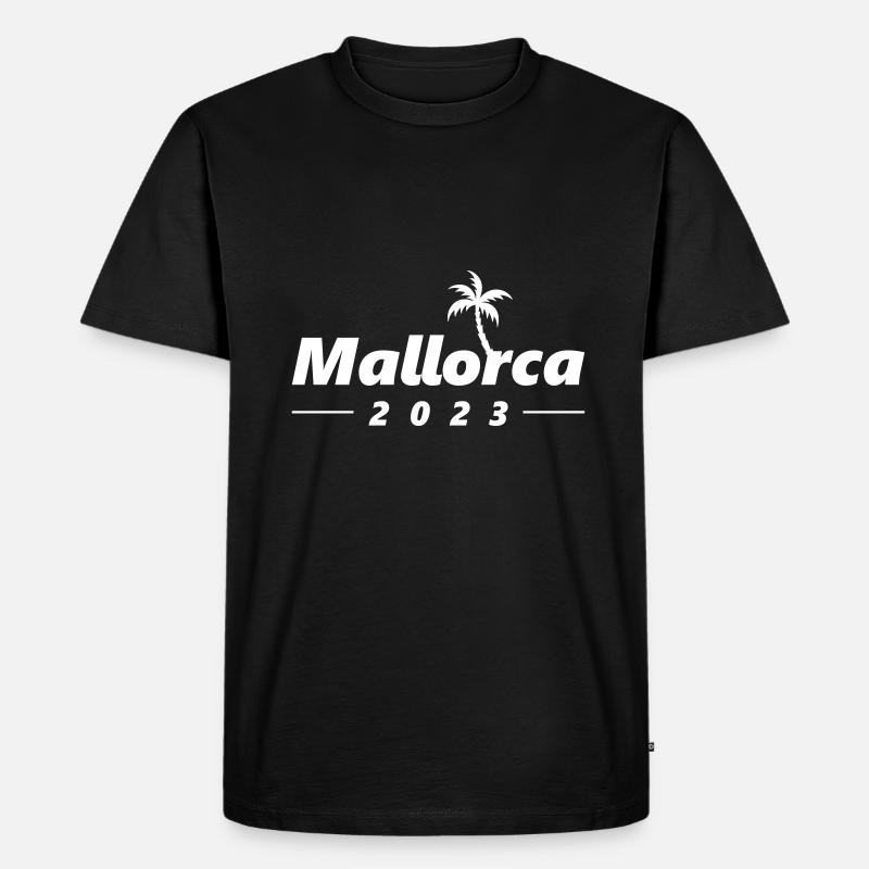 Mallorca 2023 - Männer Premium Bio T-Shirt - Schwarz