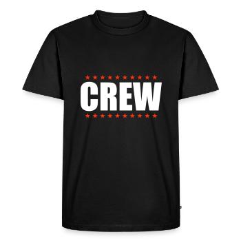 Conception de l’équipage - T-shirt Premium bio Homme - noir - Devant - Nico (187cm)