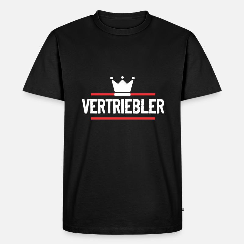Vertriebler Beruf - Männer Premium Bio T-Shirt - Schwarz