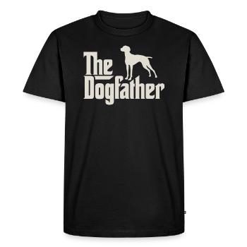 Le Dogfather - Vizsla hongrois Vizsla - T-shirt Premium bio Homme - noir - Devant - Nico (187cm)