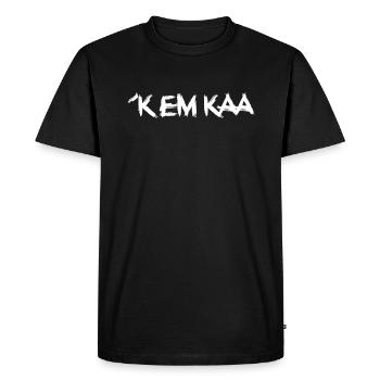 K em kaa - T-shirt Premium bio Homme - noir - Devant - Nico (187cm)