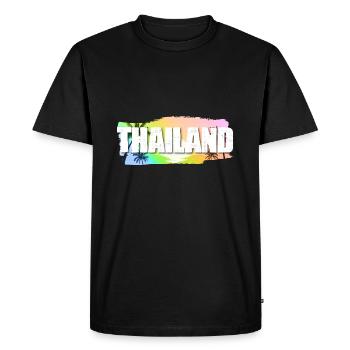 Thaïlande - T-shirt Premium bio Homme - noir - Devant - Nico (187cm)