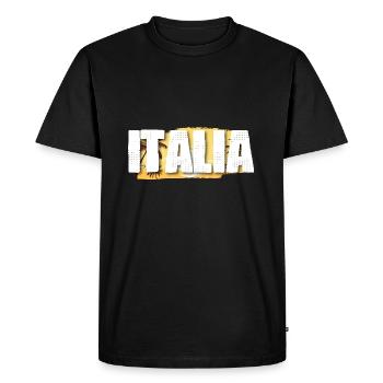 Italia - T-shirt Premium bio Homme - noir - Devant - Nico (187cm)
