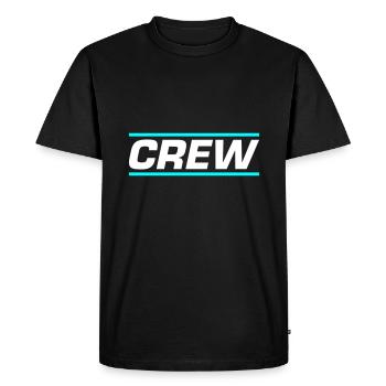 Conception de l’équipage - T-shirt Premium bio Homme - noir - Devant - Nico (187cm)
