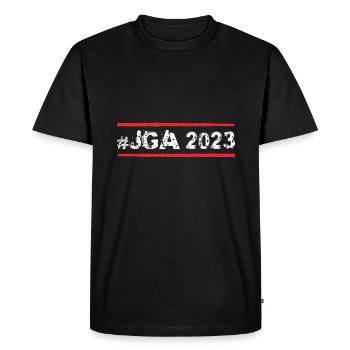 Jga 2023 - T-shirt Premium bio Homme - noir - Devant - Nico (187cm)
