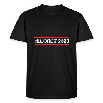 Lloret de Mar 2023 - T-shirt Premium bio Homme - noir - Devant - Nico (187cm)