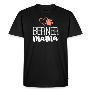 Berner Mama Shirt Cadeaux Bouvier Bernois Maman - T-shirt Premium bio Homme - noir - Devant - Nico (187cm)