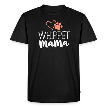 Whippet Mama Shirt Dog Owner Gifts For Women - Men's Premium Organic T-Shirt - black - Front - Nico (187cm)