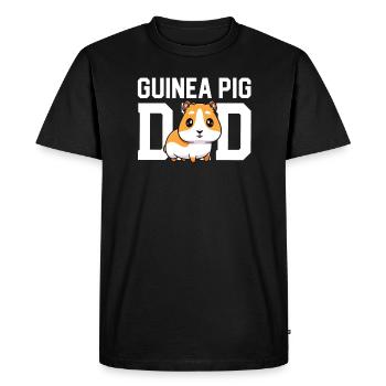 Cochon d’Inde américain Papa Cadeaux Hommes Garçons Poilus - T-shirt Premium bio Homme - noir - Devant - Nico (187cm)