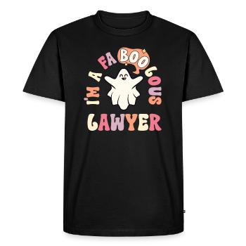 Faboolous Lawyer Retro Halloween Attorney - T-shirt Premium bio Homme - noir - Devant - Nico (187cm)