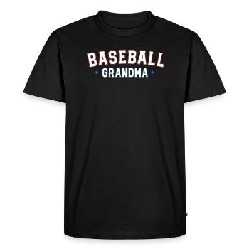 Retro Baseball Grand-mère Chemise Vintage Famille - T-shirt Premium bio Homme - noir - Devant - Nico (187cm)