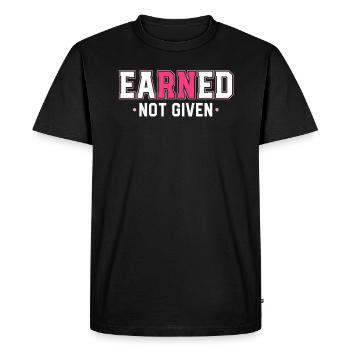 Diplômé non donné en soins infirmiers Étudiant diplômé en soins infirmiers - T-shirt Premium bio Homme - noir - Devant - Nico (187cm)