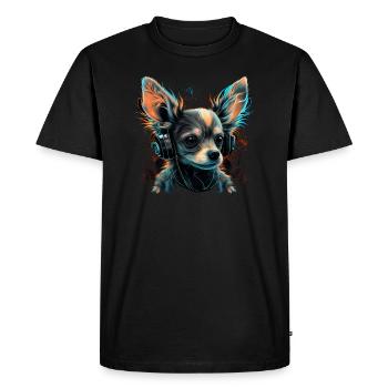 Chihuahua - Electronic Music Techno Festival - Men's Premium Organic T-Shirt - black - Front - Nico (187cm)
