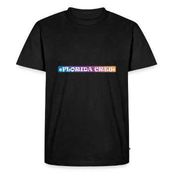 Équipage de Floride - T-shirt Premium bio Homme - noir - Devant - Nico (187cm)
