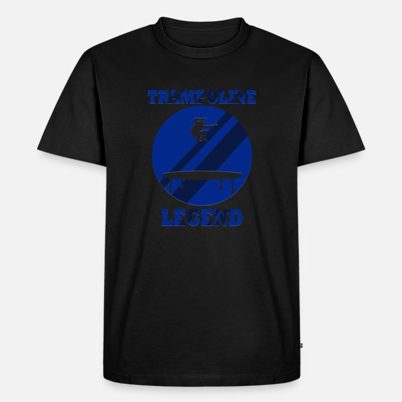 Pull Trampoline Legend Funny Quote - T-shirt Premium bio Homme - noir