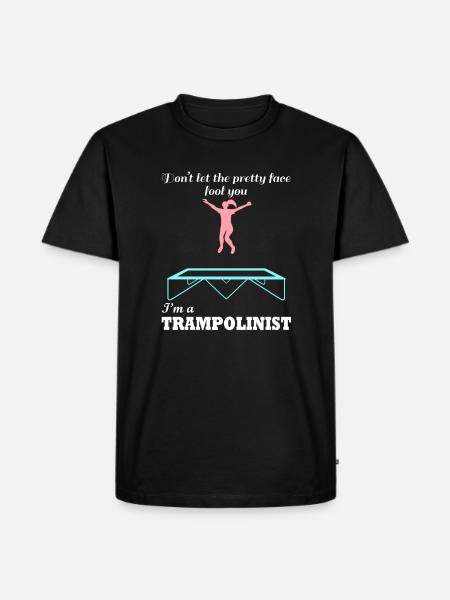 Trampoline de saut Trampoliniste - T-shirt Premium bio Homme - noir