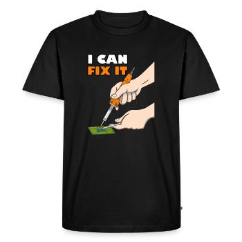 Corrigez cette tension Electro Craftsman Electro - T-shirt Premium bio Homme - noir - Devant - Nico (187cm)