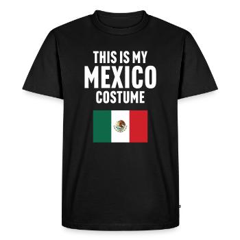 C’est mon costume mexicain - T-shirt Premium bio Homme - noir - Devant - Nico (187cm)