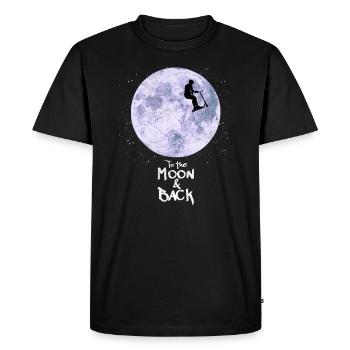 Stuntscooter trick scooter scooter sk8 skater - Men's Premium Organic T-Shirt - black - Front - Nico (187cm)