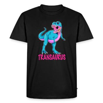 TRANSGENRE LGBTQ - Transgenre - T-shirt Premium bio Homme - noir - Devant - Nico (187cm)
