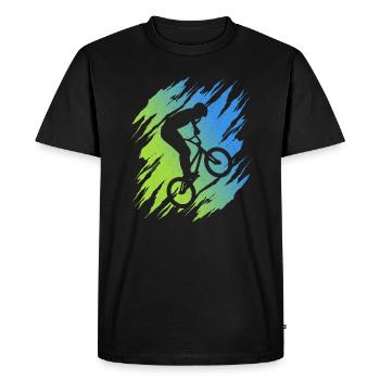BMX Rider Freestyle Bike Stunt BMX Bike - T-shirt Premium bio Homme - noir - Devant - Nico (187cm)