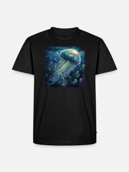 Jellyfish - Men's Premium Organic T-Shirt - black