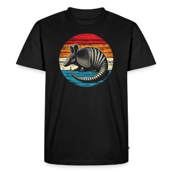 Armadillo Gürteltier - T-shirt Premium bio Homme - noir - Devant - Nico (187cm)