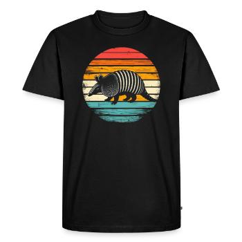 Armadillo Gürteltier - T-shirt Premium bio Homme - noir - Devant - Nico (187cm)