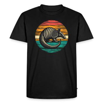 Armadillo Gürteltier - T-shirt Premium bio Homme - noir - Devant - Nico (187cm)