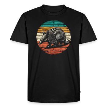 Armadillo Gürteltier - T-shirt Premium bio Homme - noir - Devant - Nico (187cm)