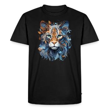 Chat du Bengale - T-shirt Premium bio Homme - noir - Devant - Nico (187cm)