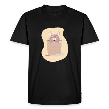 Waschtag - T-shirt Premium bio Homme - noir - Devant - Nico (187cm)