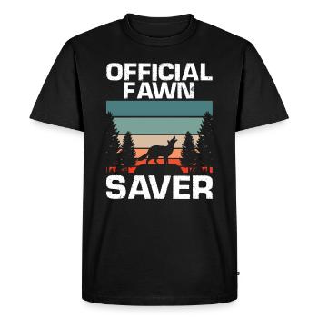 Conception de coyote pour les réacteurs de coyote - T-shirt Premium bio Homme - noir - Devant - Nico (187cm)