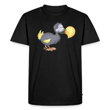 Dropsiger Dodo - T-shirt Premium bio Homme - noir - Devant - Nico (187cm)