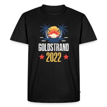 Sables d’Or 2022 - T-shirt Premium bio Homme - noir - Devant - Nico (187cm)