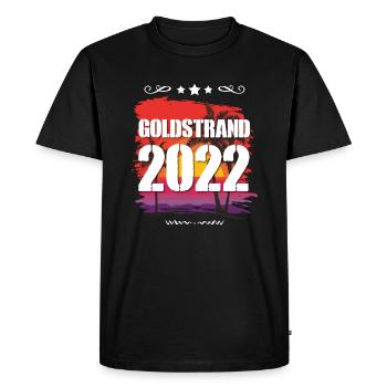 Sables d’Or 2022 - T-shirt Premium bio Homme - noir - Devant - Nico (187cm)