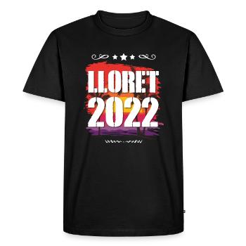 Lloret De mars 2022 - T-shirt Premium bio Homme - noir - Devant - Nico (187cm)