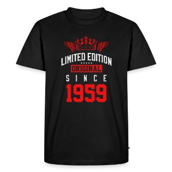 Édition limitée 1959 - T-shirt Premium bio Homme - noir - Devant - Nico (187cm)