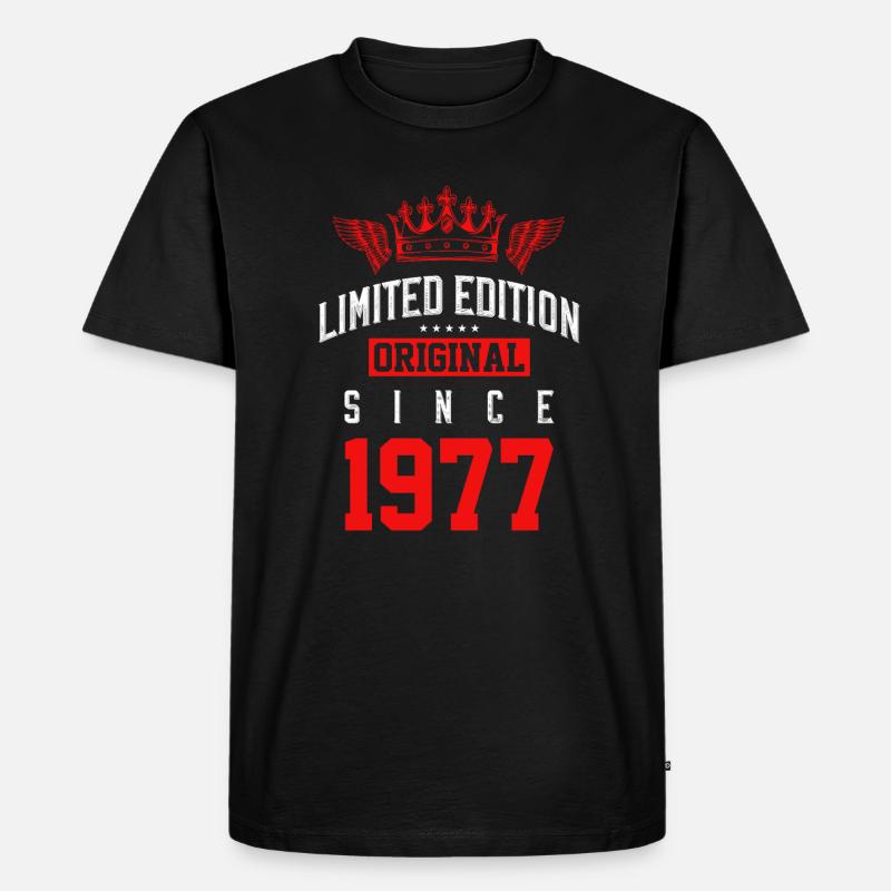 Édition limitée 1977 - T-shirt Premium bio Homme - noir